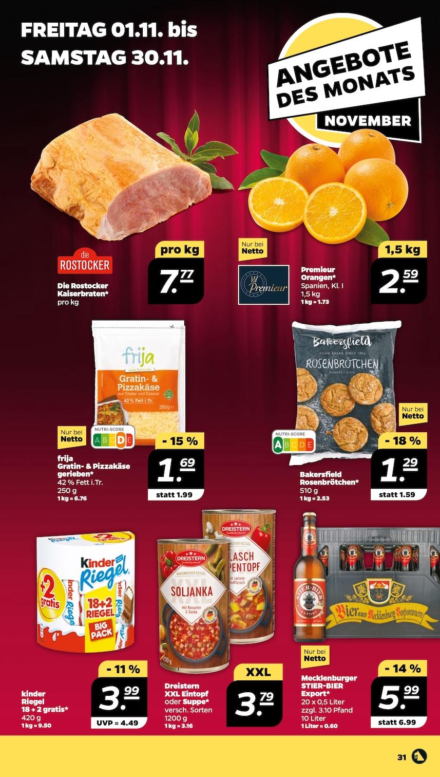 Netto Aktueller Prospekt ab Montag Seite 31