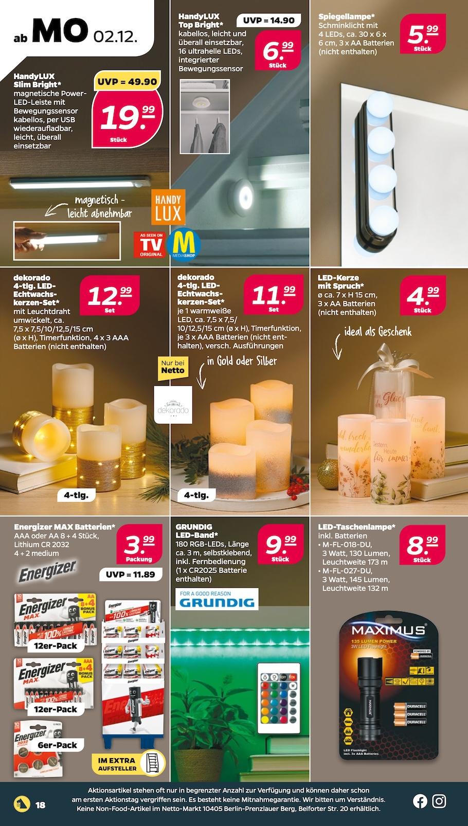 Netto Aktueller Prospekt ab Montag Seite 18