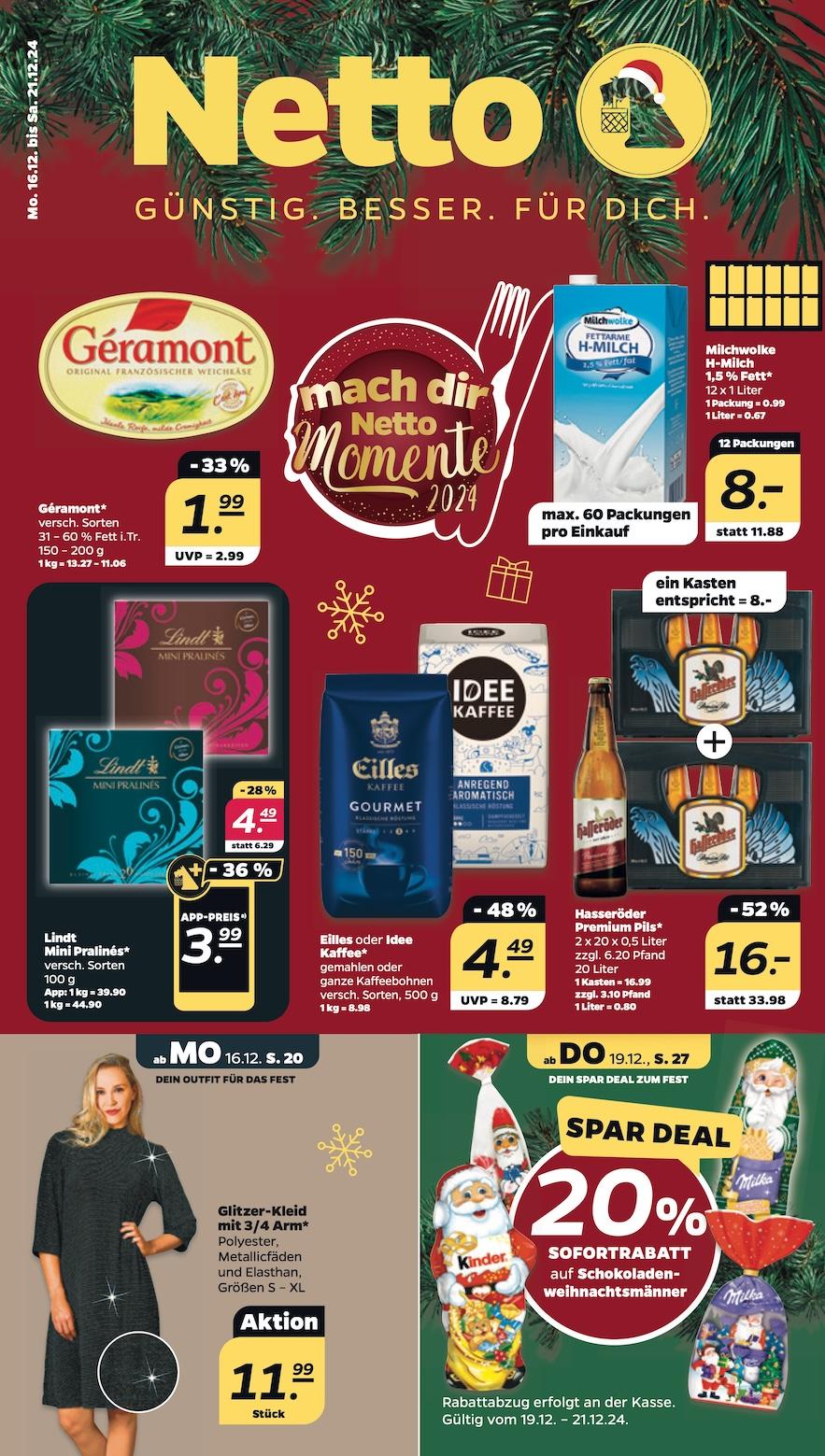 Netto Aktueller Prospekt ab Montag Seite 1