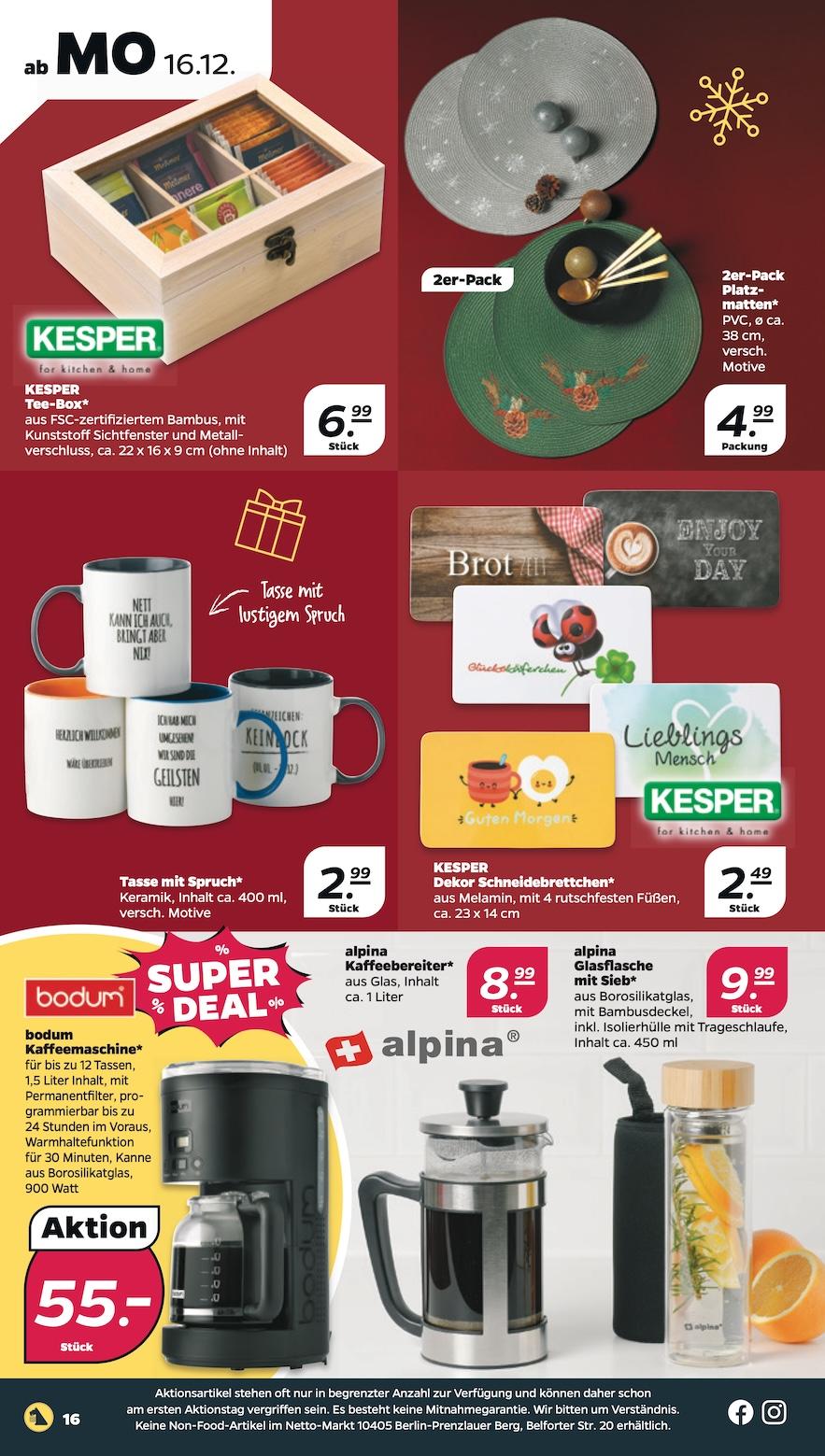 Netto Aktueller Prospekt ab Montag Seite 16