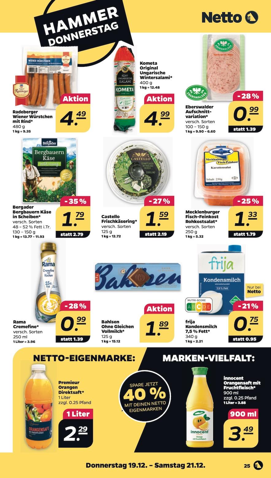 Netto Aktueller Prospekt ab Montag Seite 25