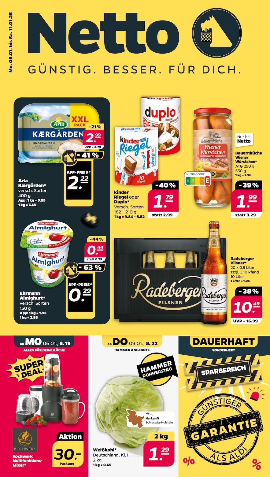 Netto Aktueller Prospekt ab Montag Seite 1