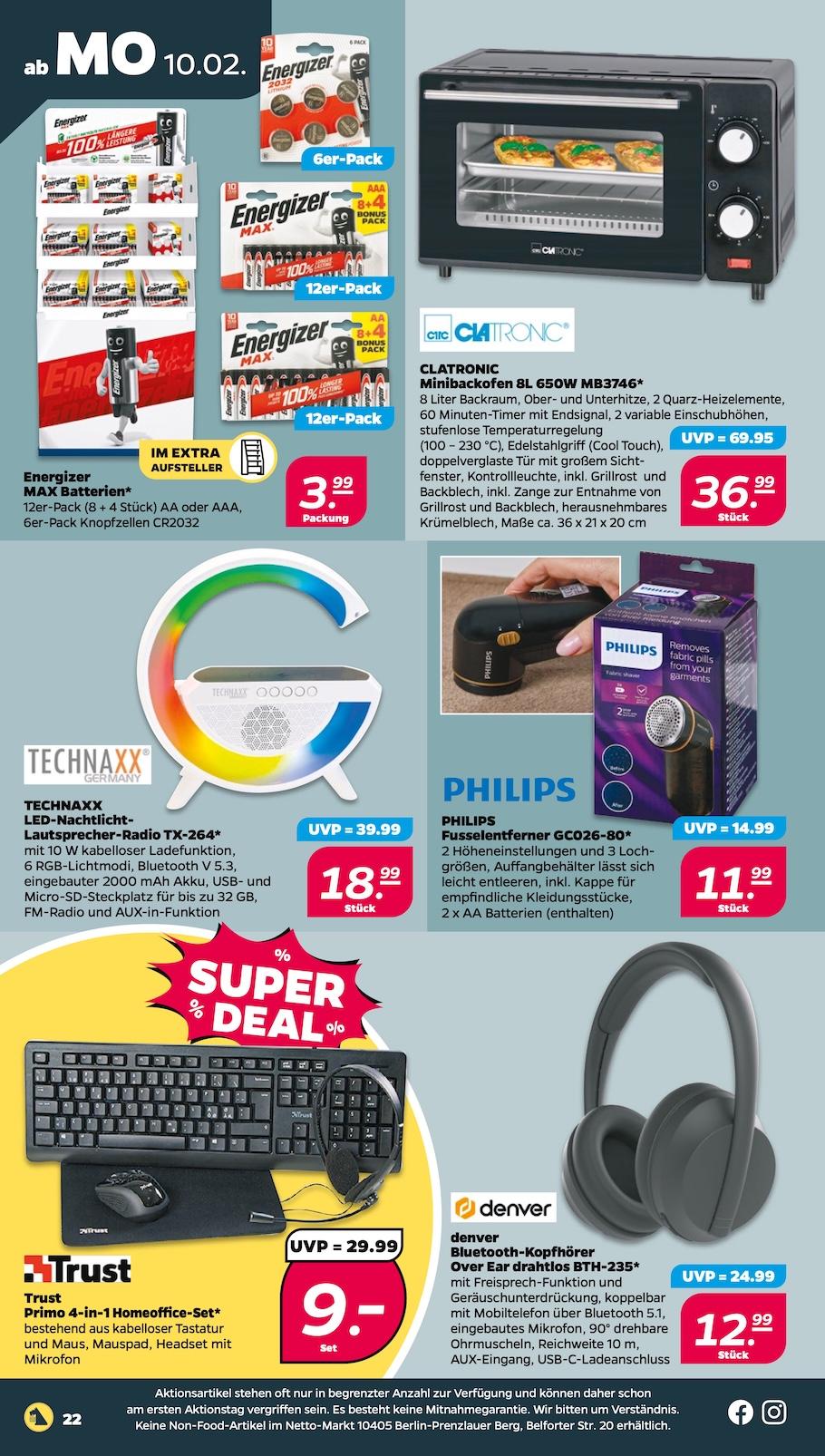Netto Aktueller Prospekt ab Montag Seite 22