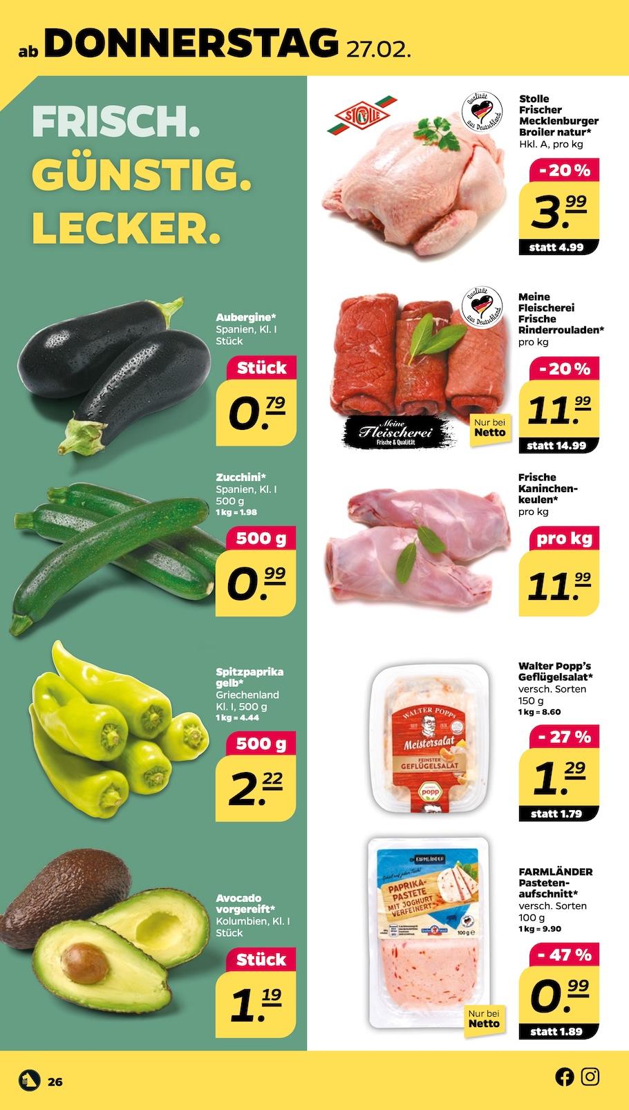 Netto Aktueller Prospekt ab Montag Seite 26