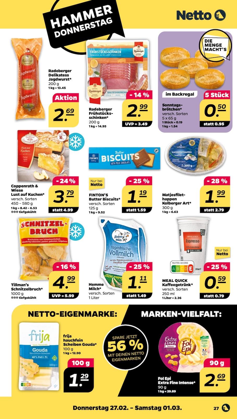 Netto Aktueller Prospekt ab Montag Seite 27