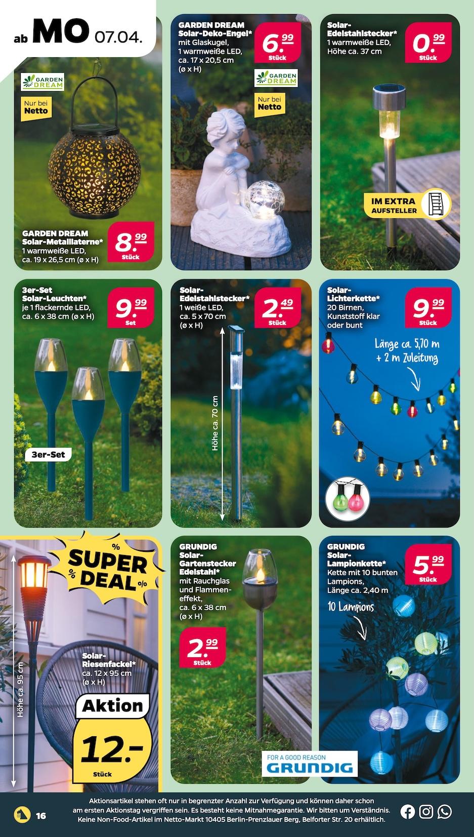 Netto Aktueller Prospekt ab Montag Seite 16