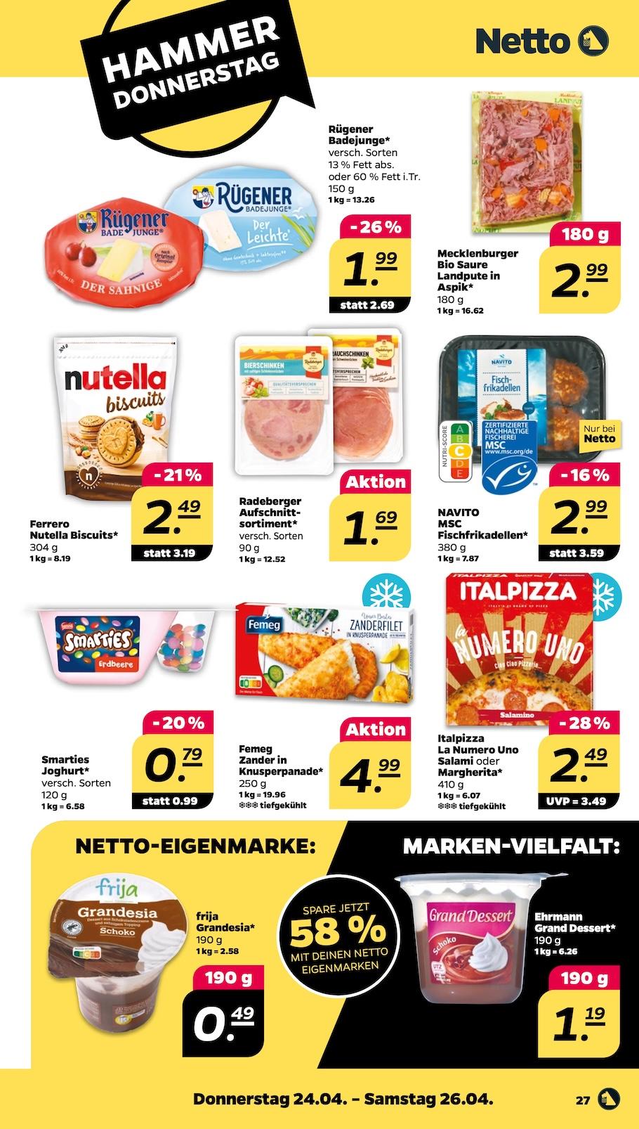 Netto Aktueller Prospekt ab Dienstag Seite 27