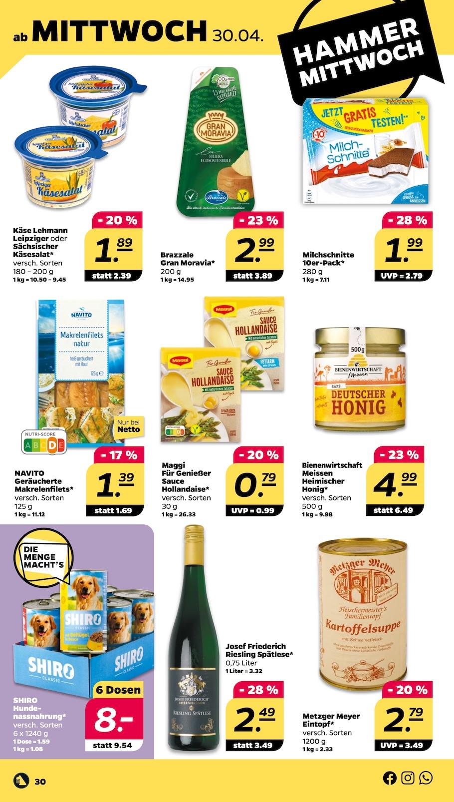 Netto Aktueller Prospekt ab Montag Seite 30