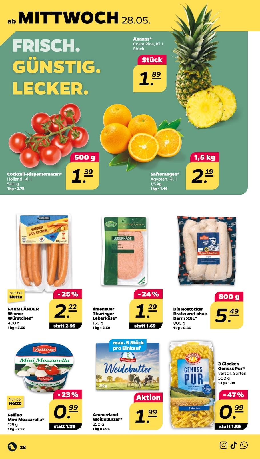 Netto Aktueller Prospekt ab Montag Seite 28