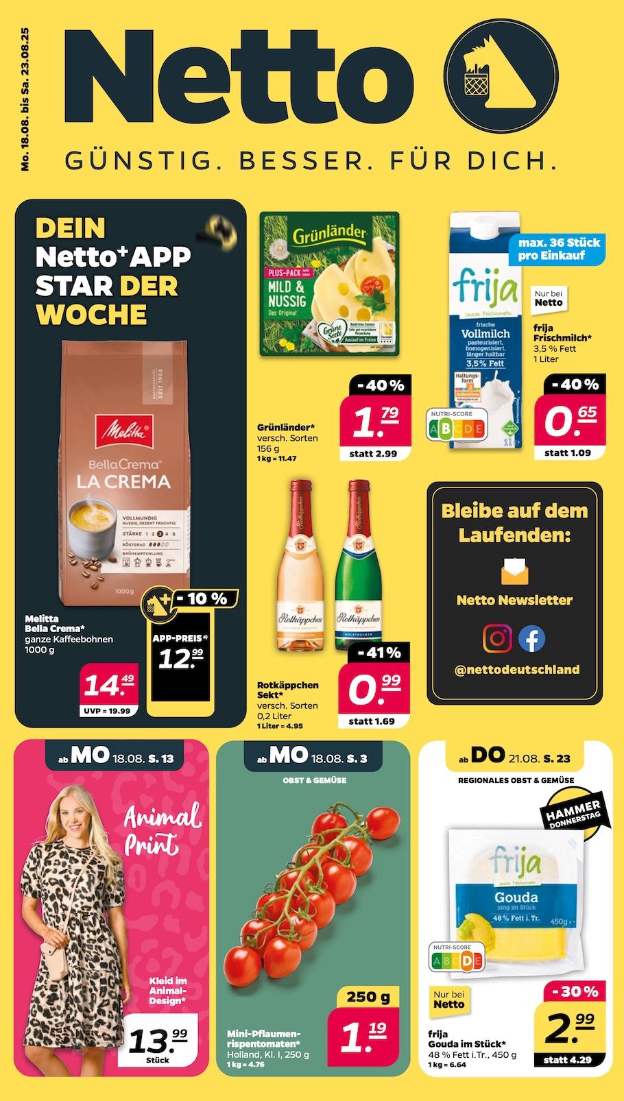 Netto Aktueller Prospekt ab Montag Seite 1