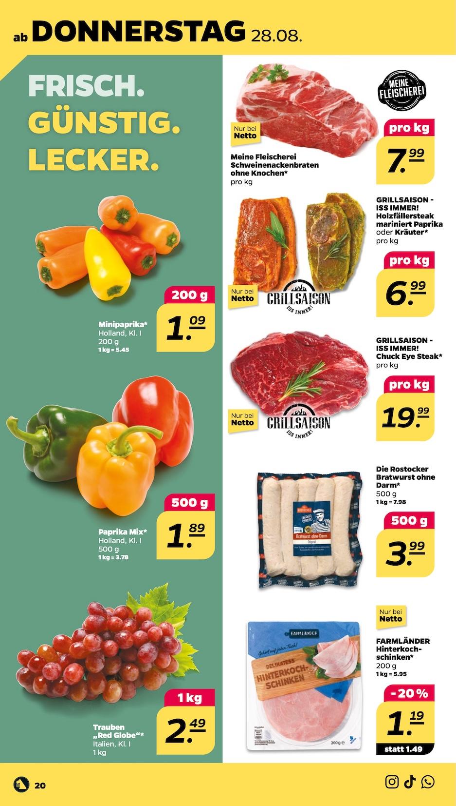 Netto Aktueller Prospekt ab Montag Seite 20