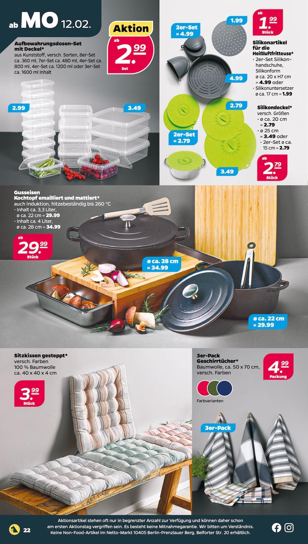Netto Aktueller Prospekt ab Montag Seite 22