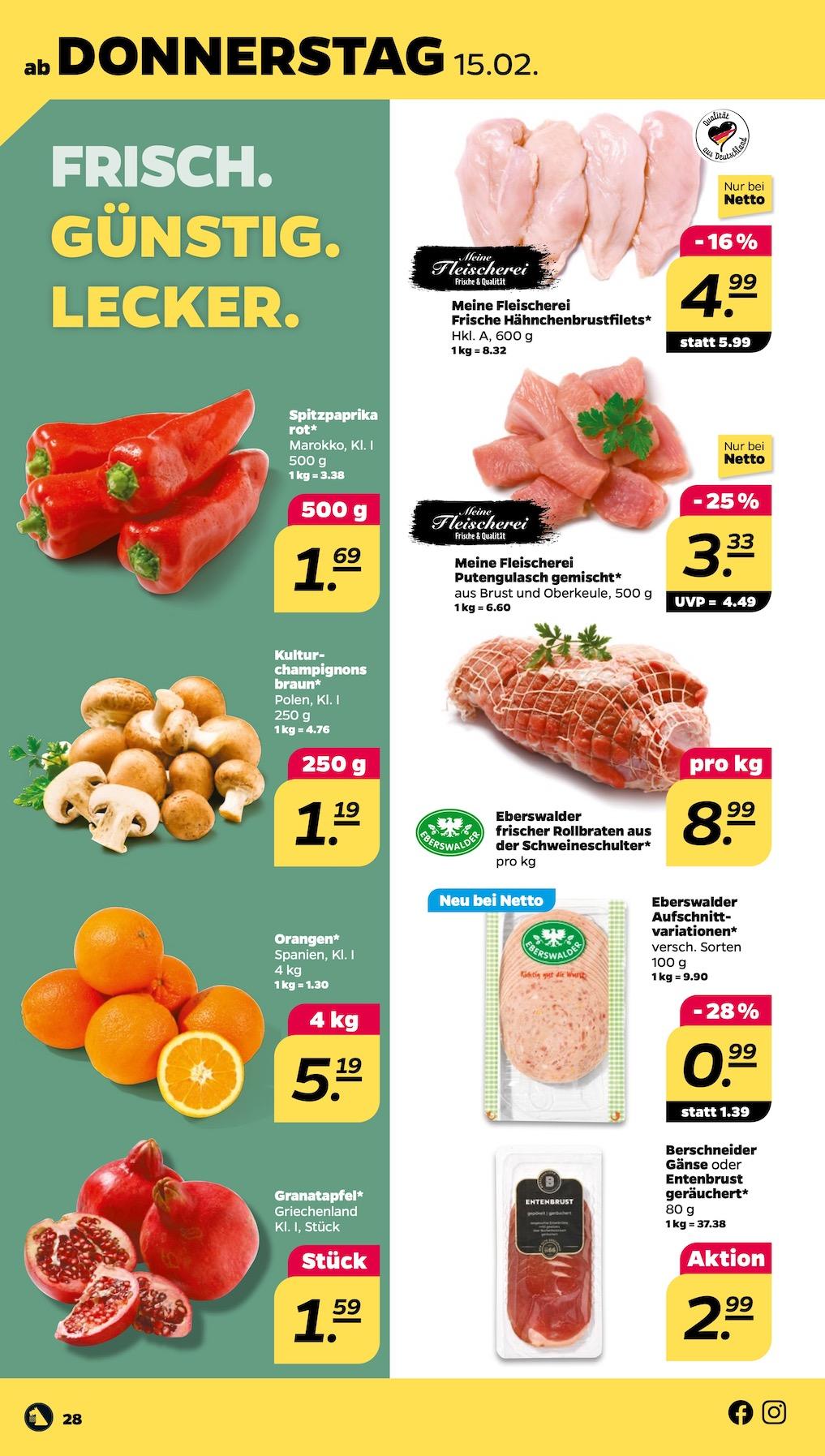 Netto Aktueller Prospekt ab Montag Seite 28