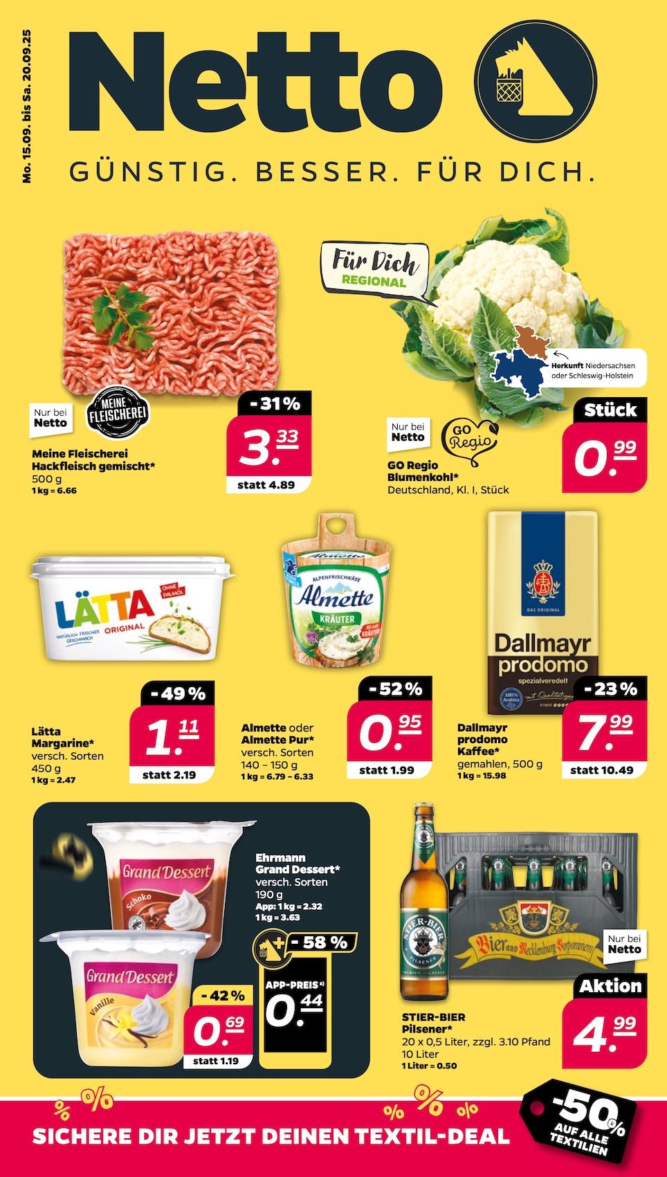 Netto Aktueller Prospekt ab Montag Seite 1