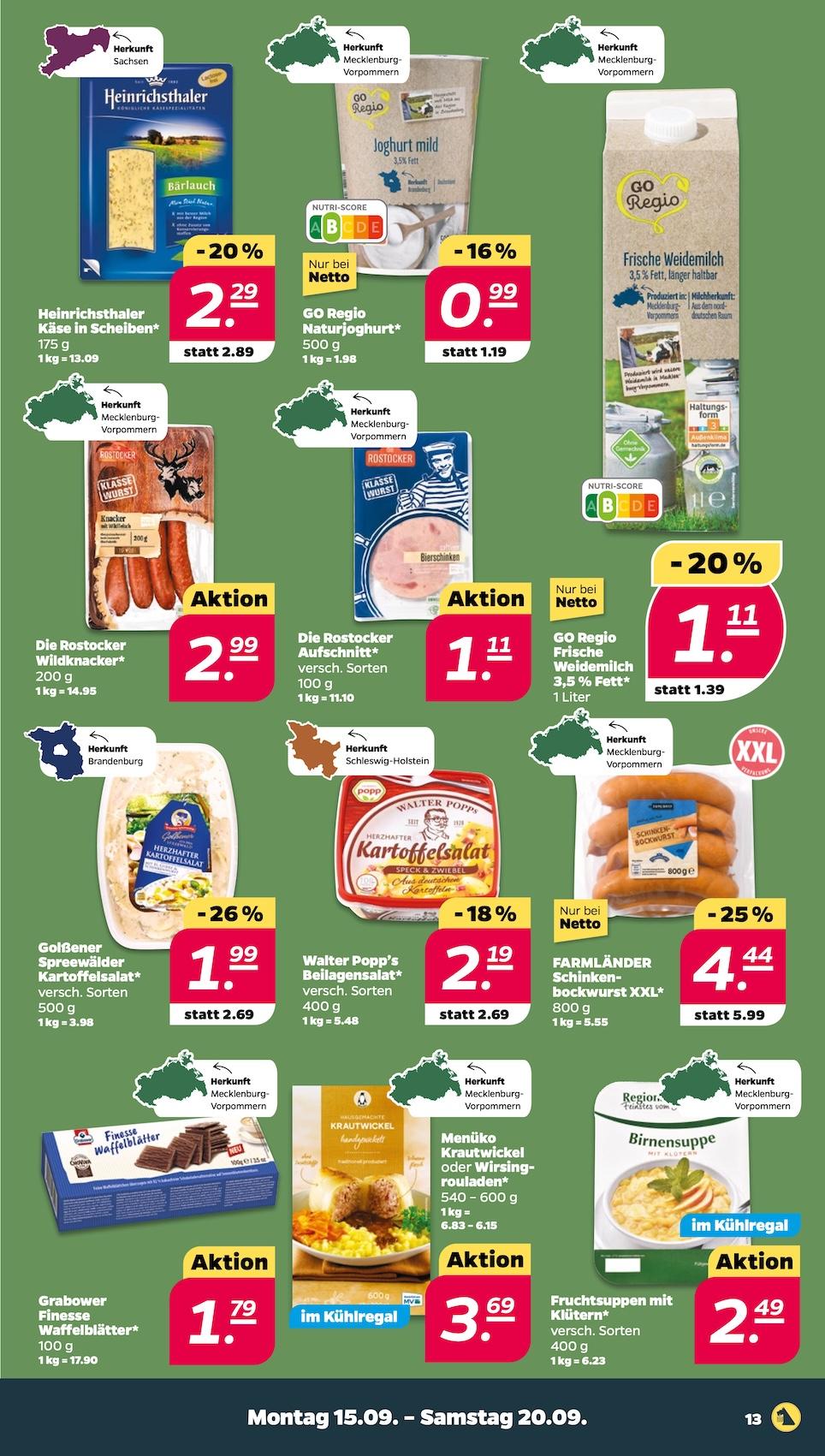 Netto Aktueller Prospekt ab Montag Seite 13