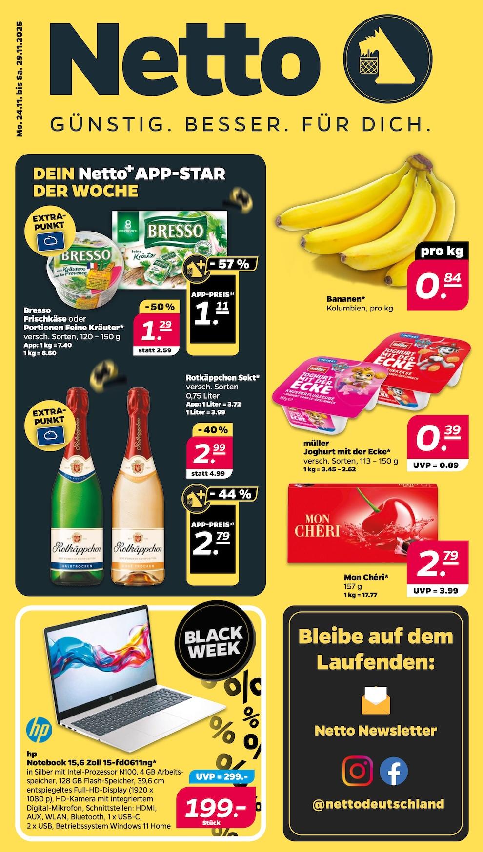 Netto Aktueller Prospekt ab Montag Seite 1