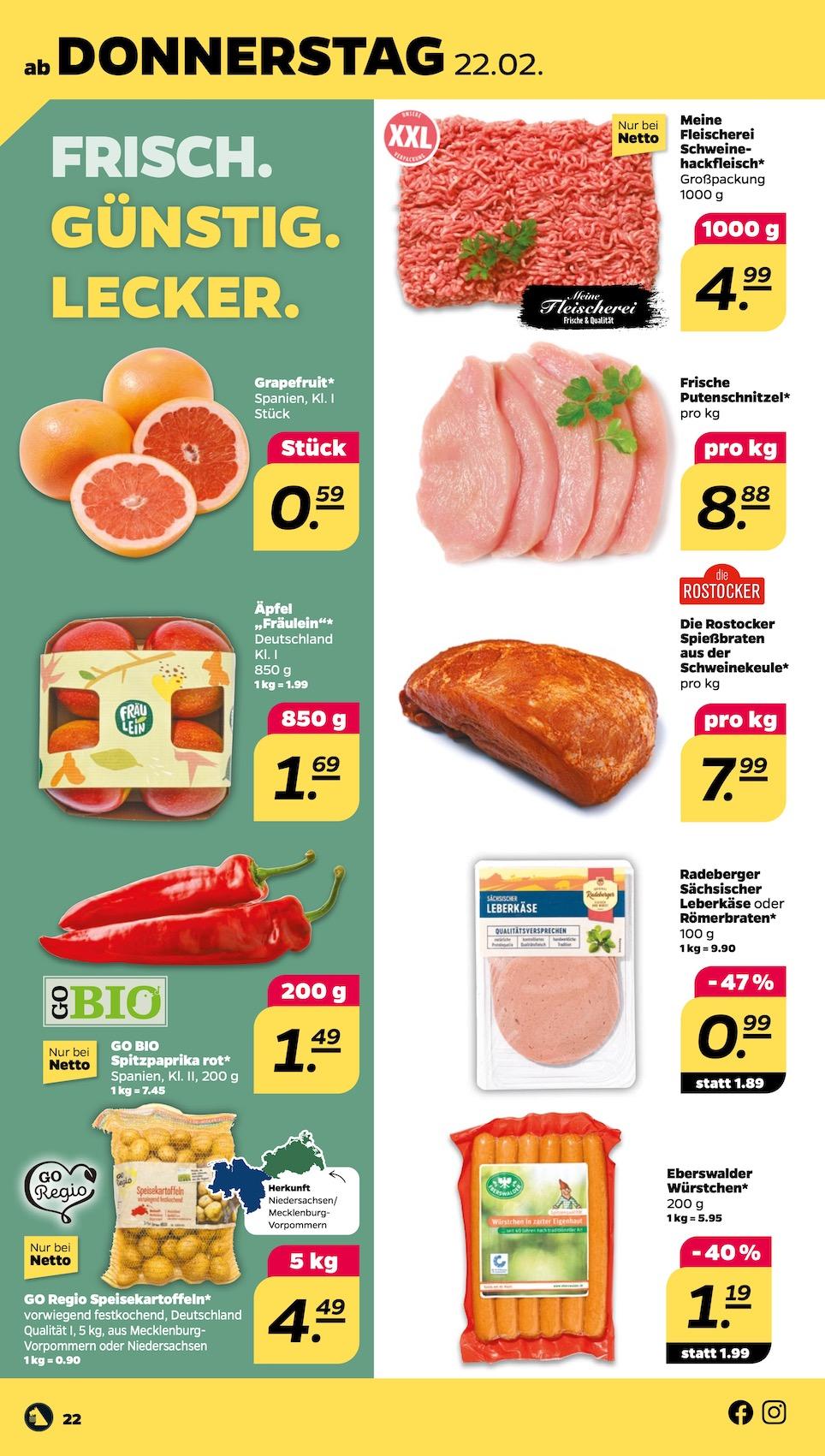 Netto Aktueller Prospekt ab Montag Seite 22