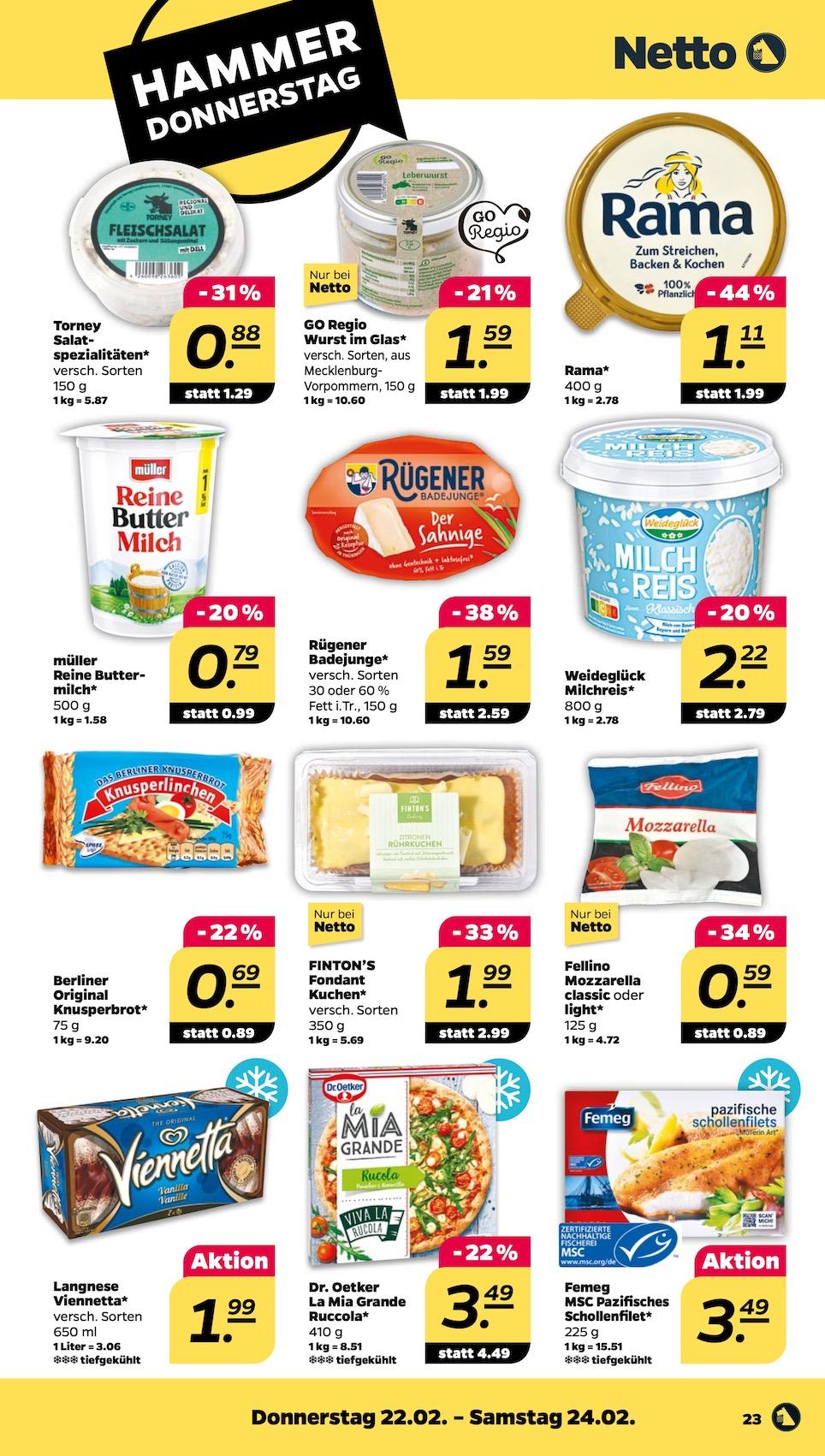 Netto Aktueller Prospekt ab Montag Seite 23