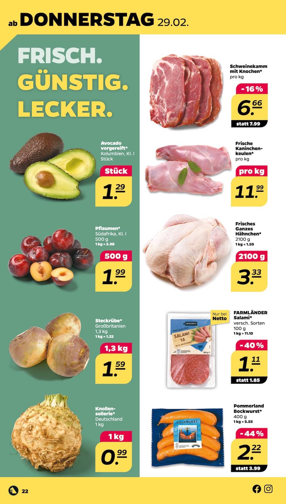Netto Aktueller Prospekt ab Montag Seite 22