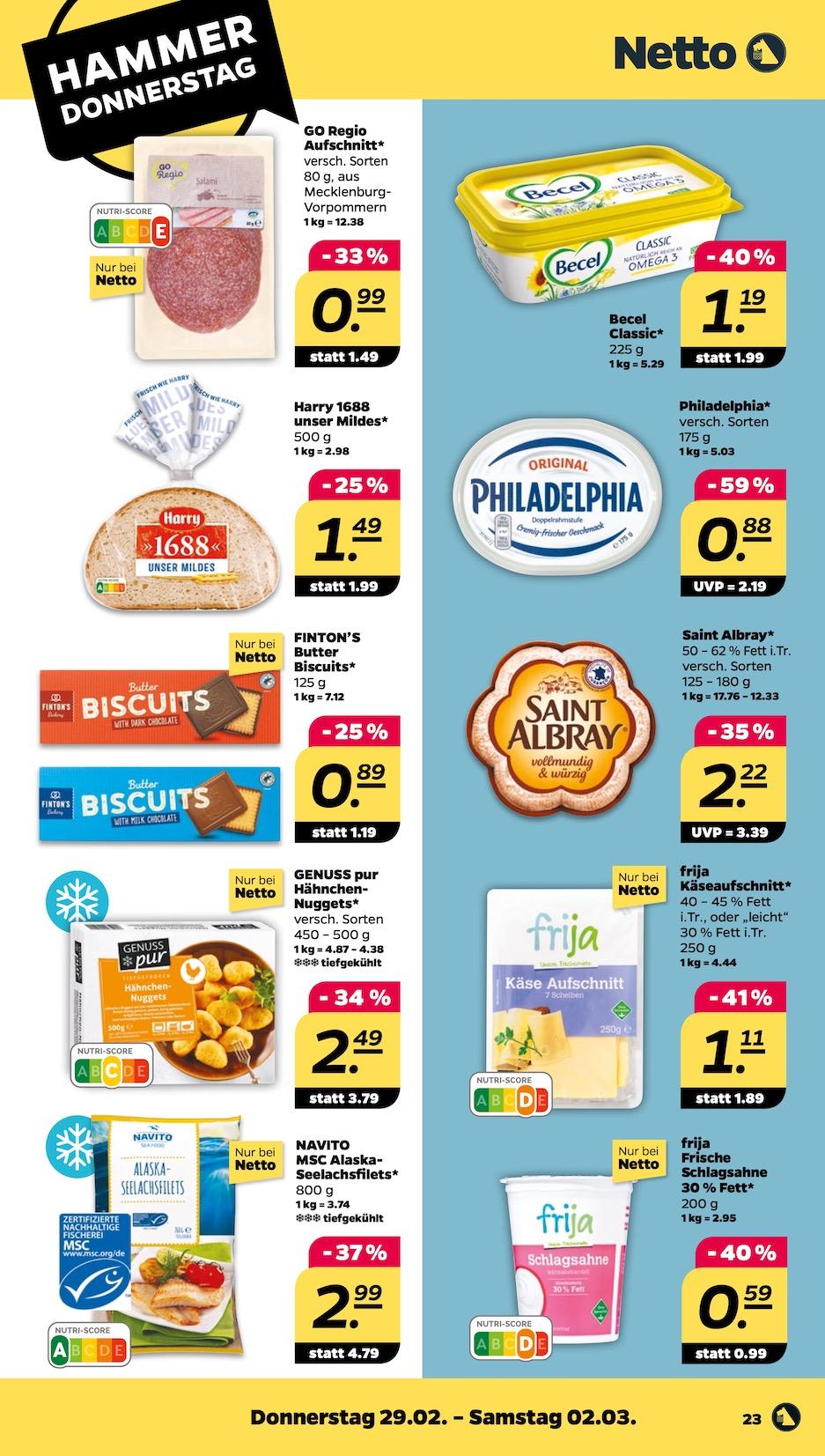 Netto Aktueller Prospekt ab Montag Seite 23