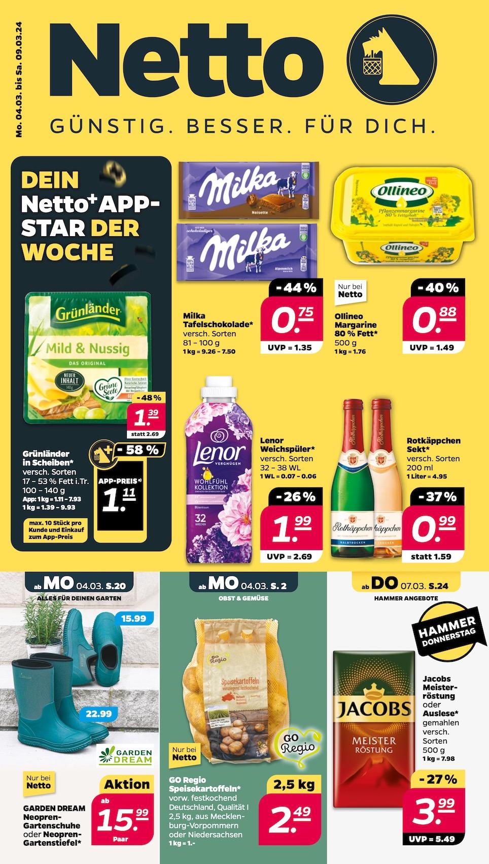 Netto Aktueller Prospekt ab Montag Seite 1