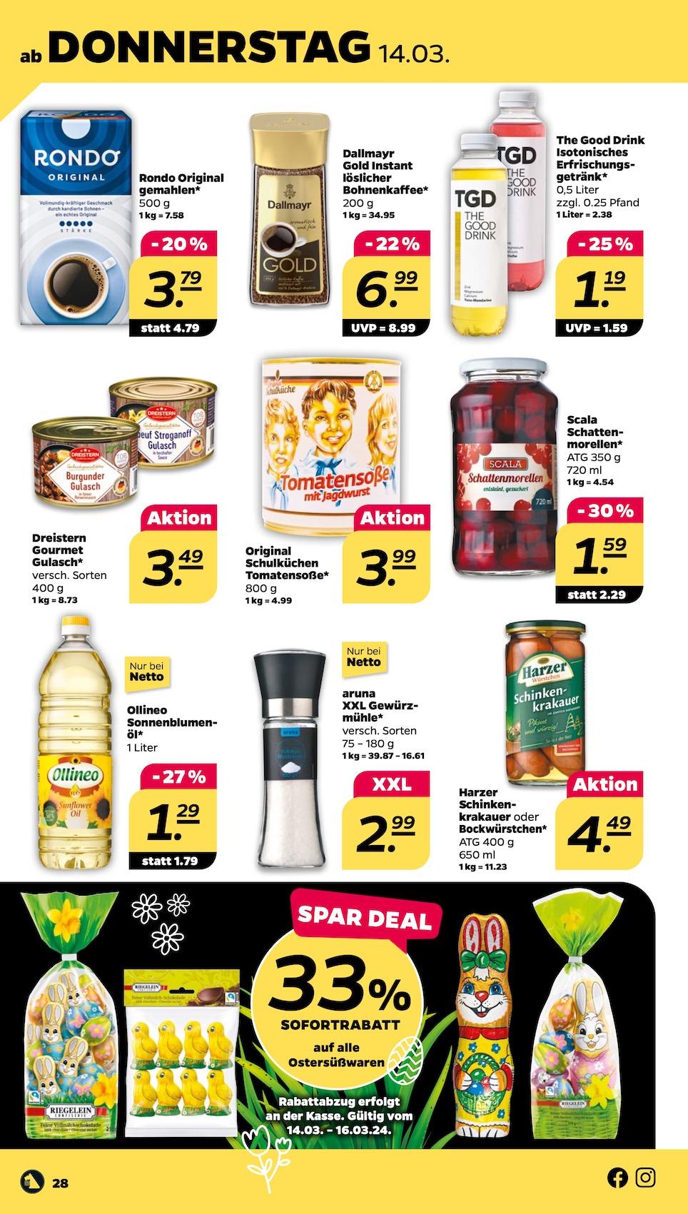 Netto Aktueller Prospekt ab Montag Seite 28