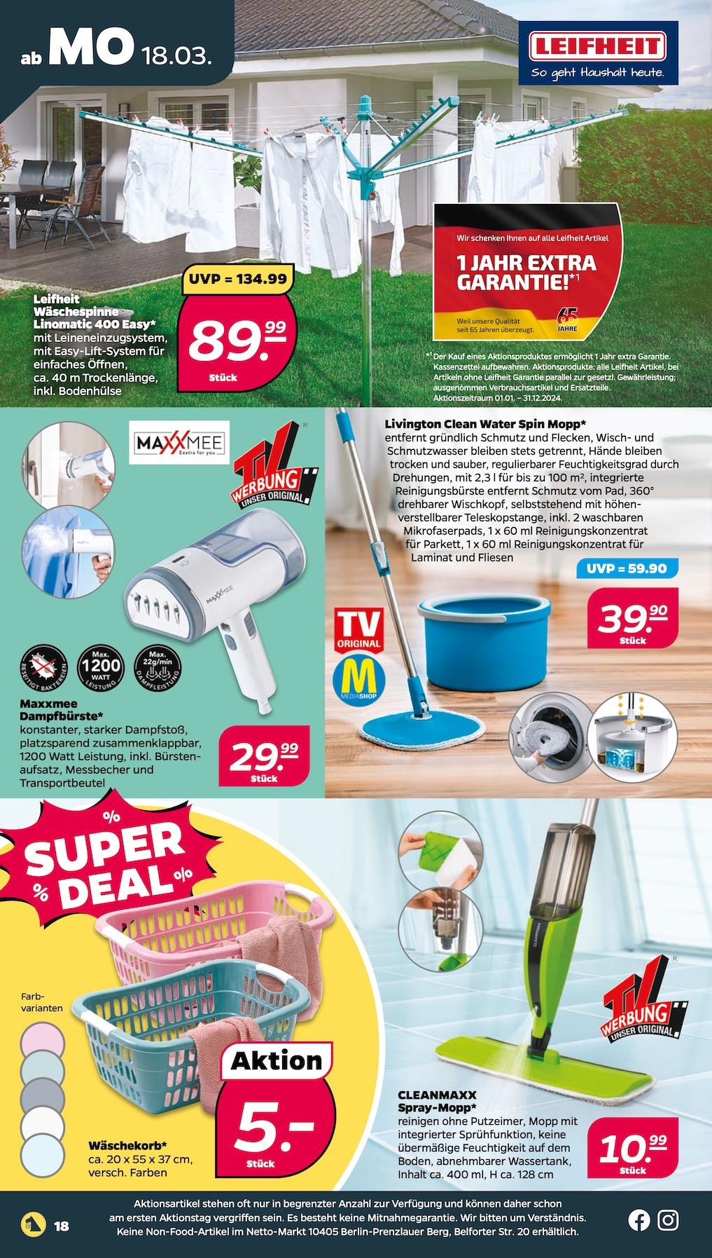 Netto Aktueller Prospekt ab Montag Seite 18