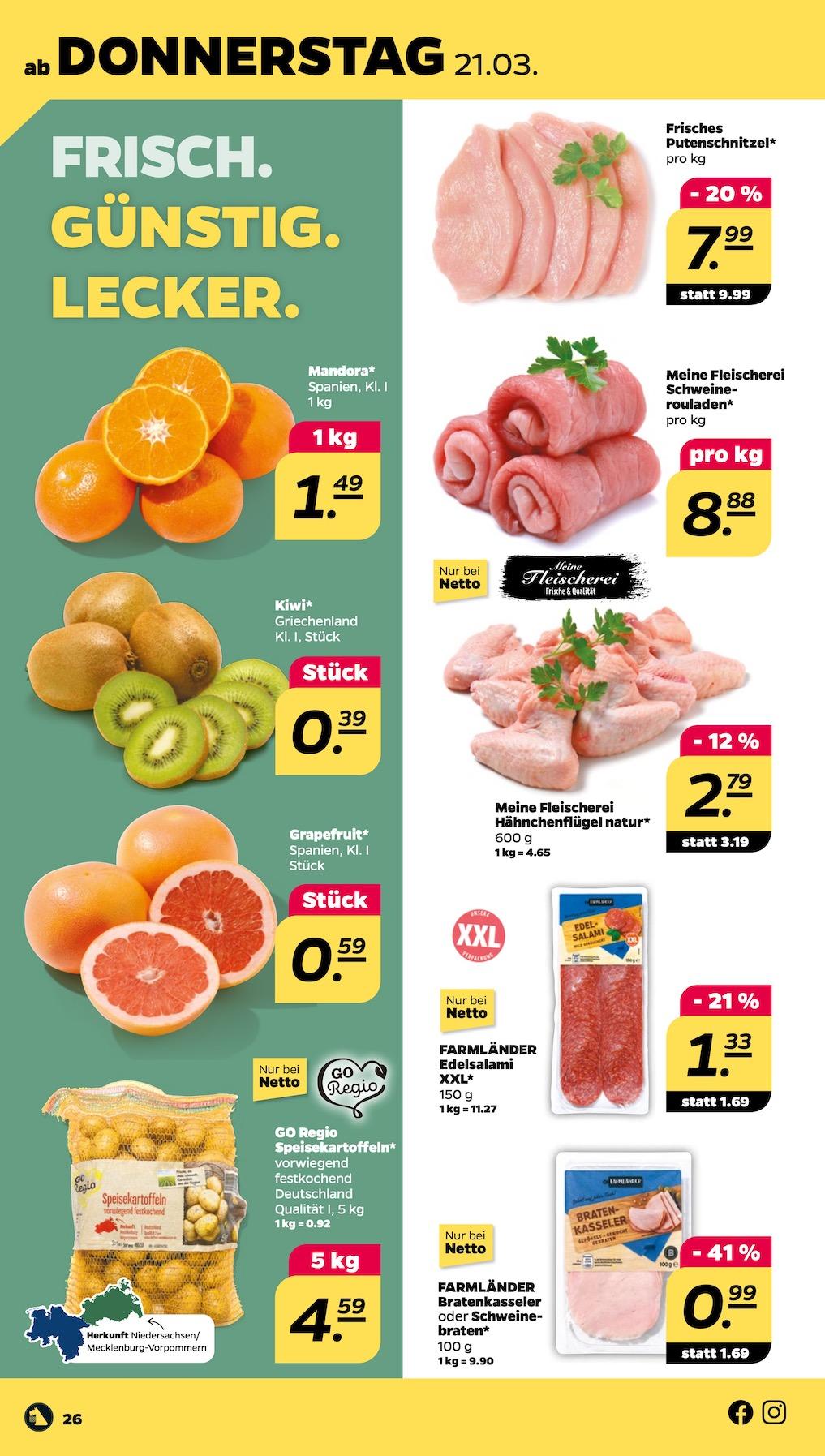 Netto Aktueller Prospekt ab Montag Seite 26