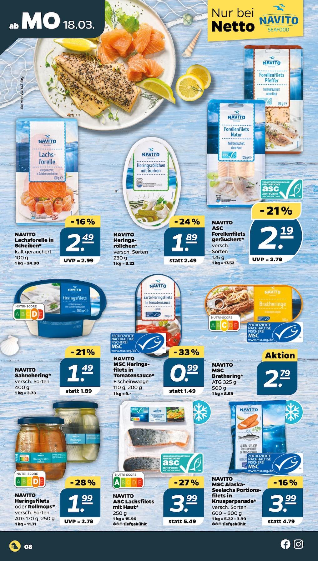 Netto Aktueller Prospekt ab Montag Seite 8