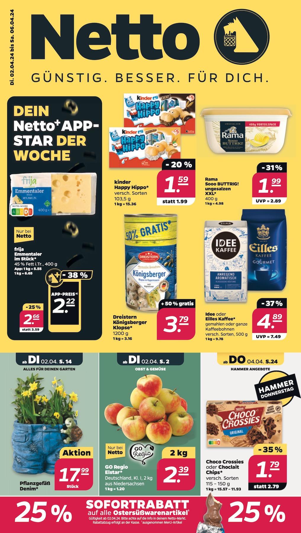 Netto Aktueller Prospekt ab Dienstag Seite 1