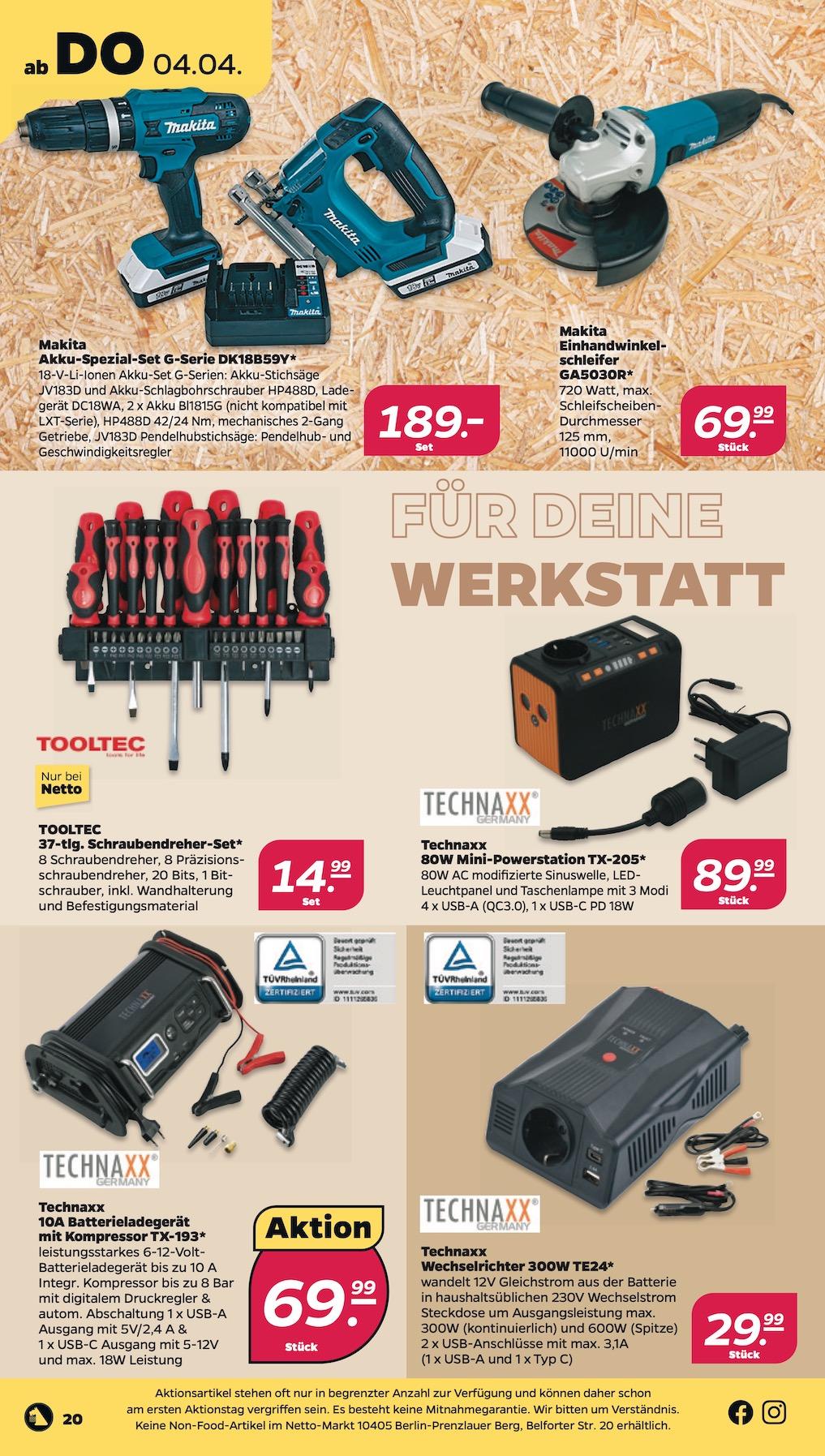 Netto Aktueller Prospekt ab Dienstag Seite 20