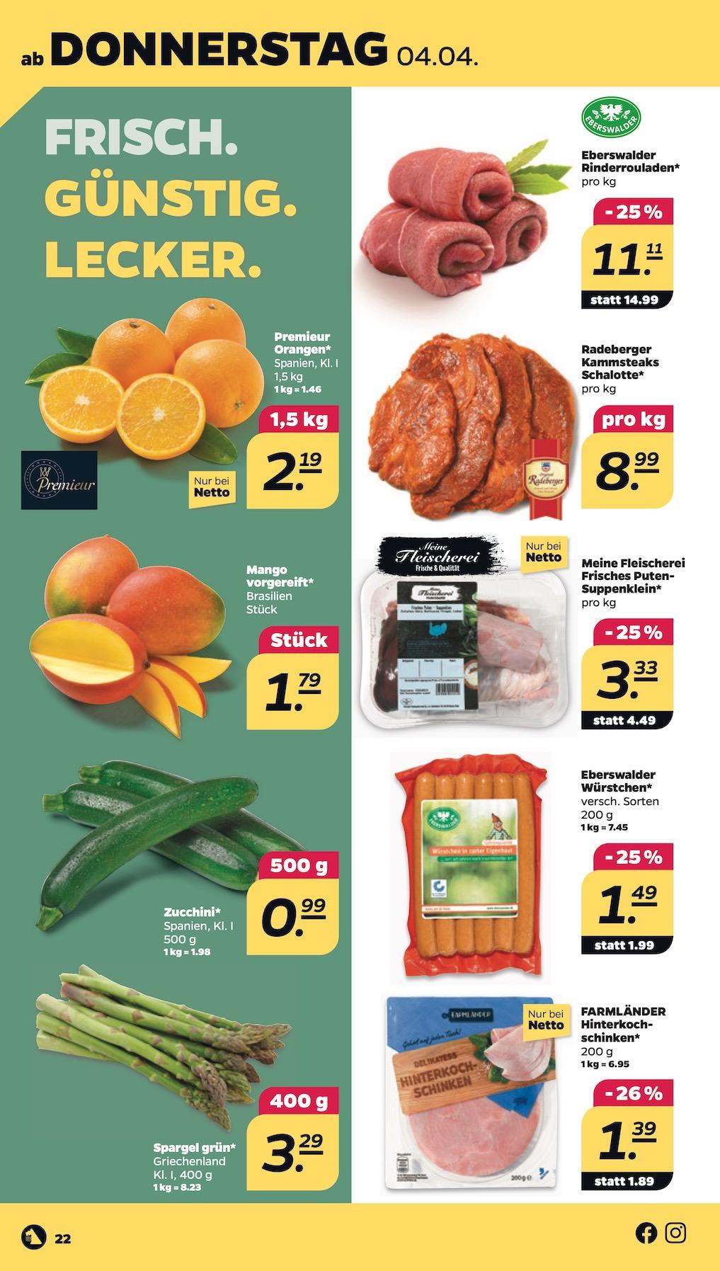 Netto Aktueller Prospekt ab Dienstag Seite 22