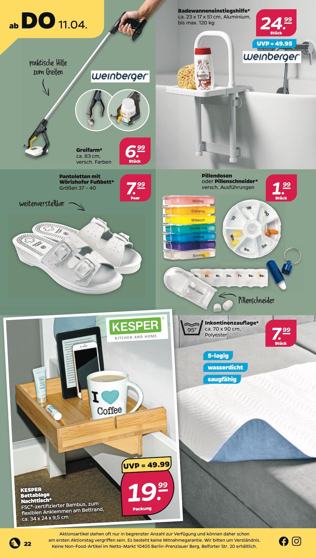 Netto Aktueller Prospekt ab Montag Seite 22