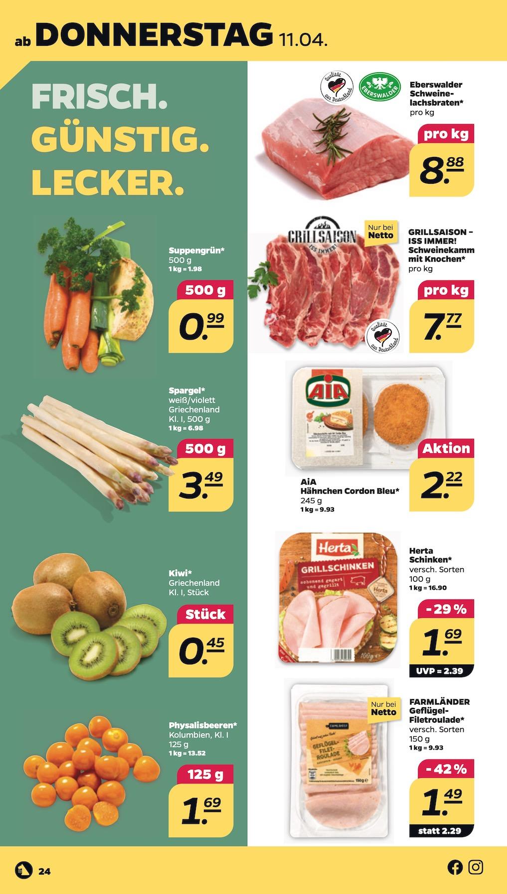 Netto Aktueller Prospekt ab Montag Seite 24