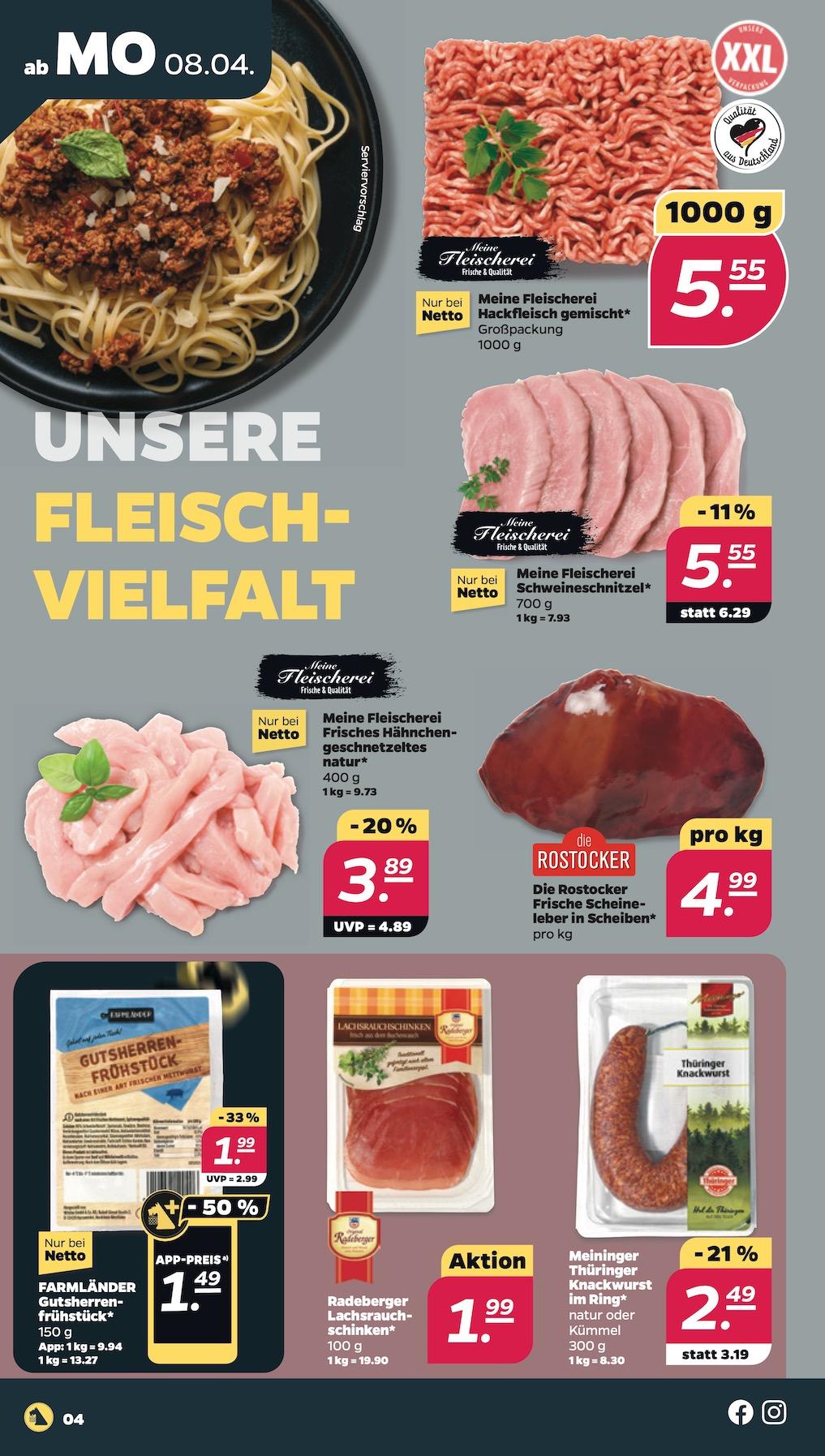Netto Aktueller Prospekt ab Montag Seite 4