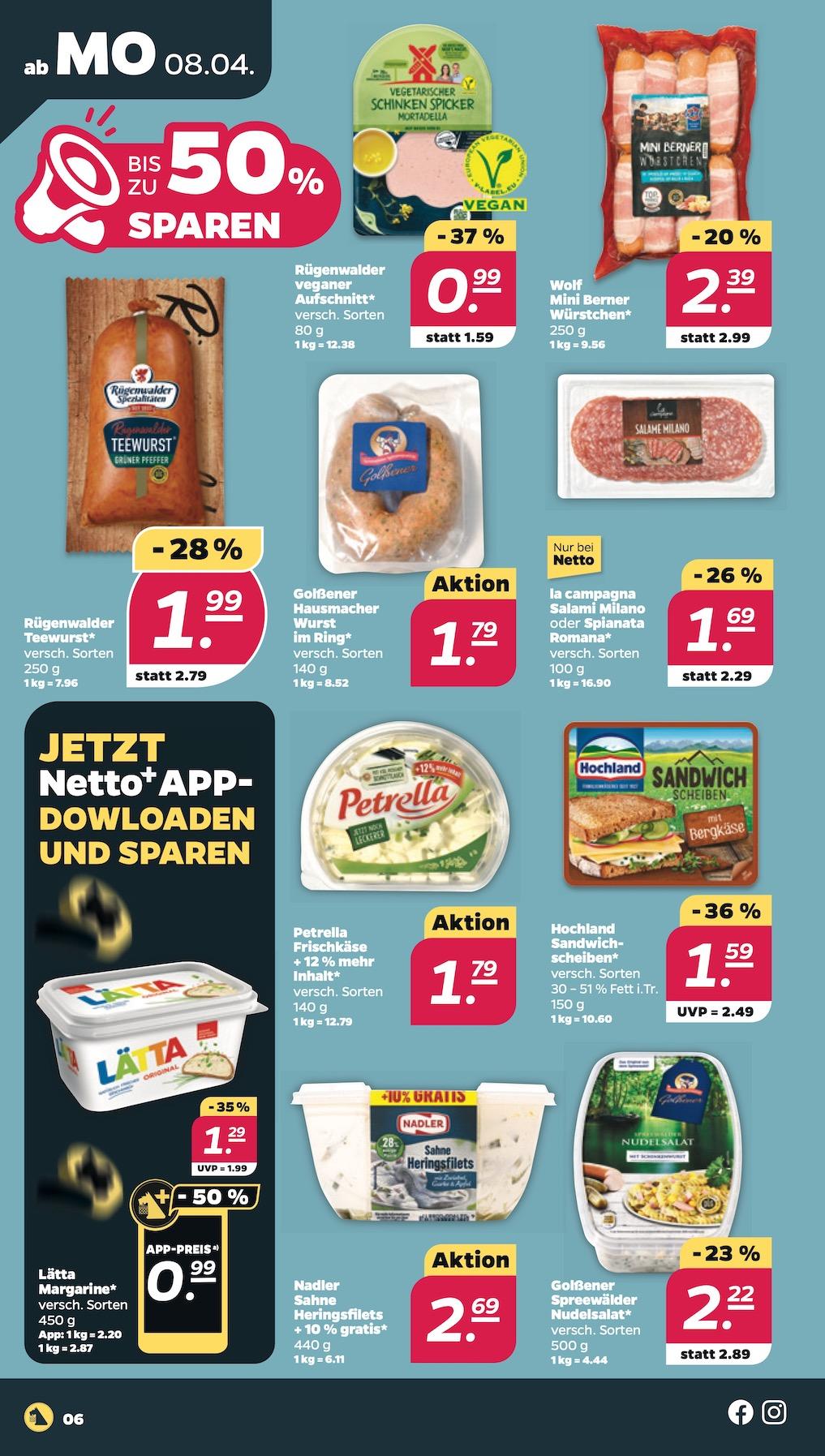 Netto Aktueller Prospekt ab Montag Seite 6