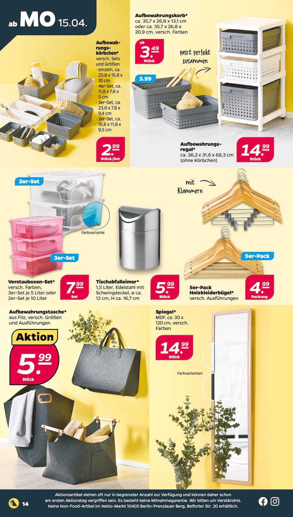 Netto Aktueller Prospekt ab Montag Seite 14