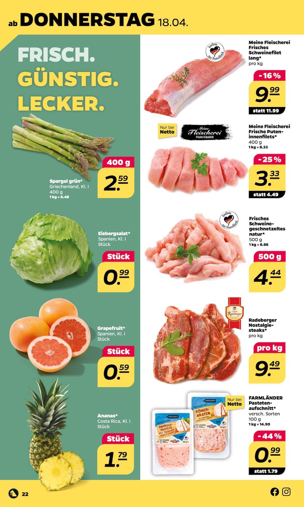 Netto Aktueller Prospekt ab Montag Seite 22