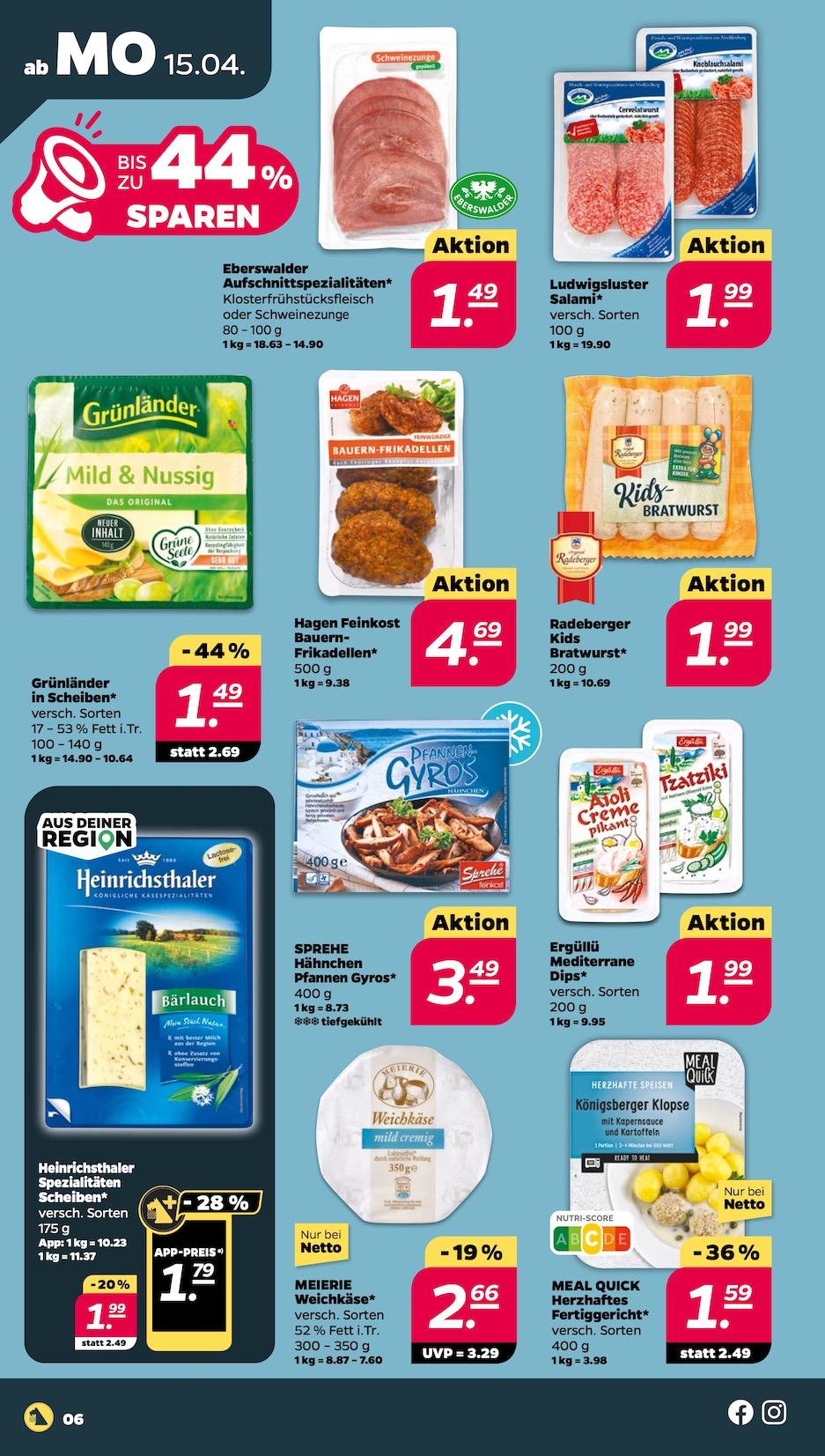Netto Aktueller Prospekt ab Montag Seite 6