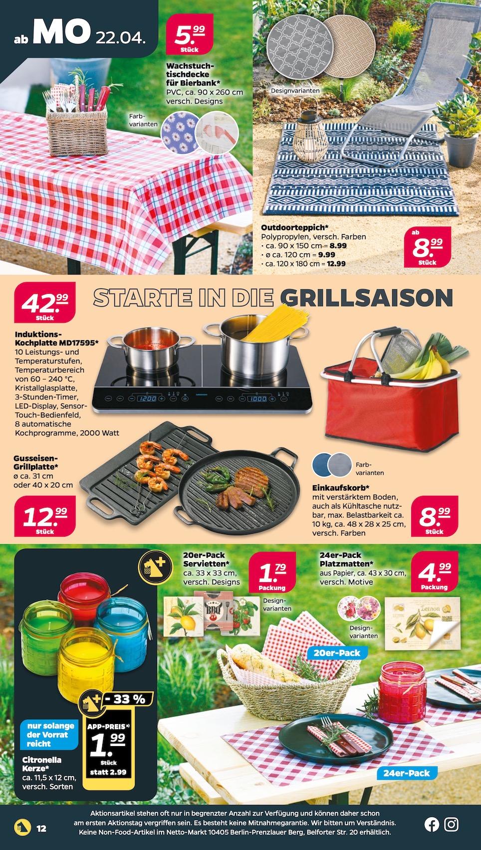 Netto Aktueller Prospekt ab Montag Seite 12