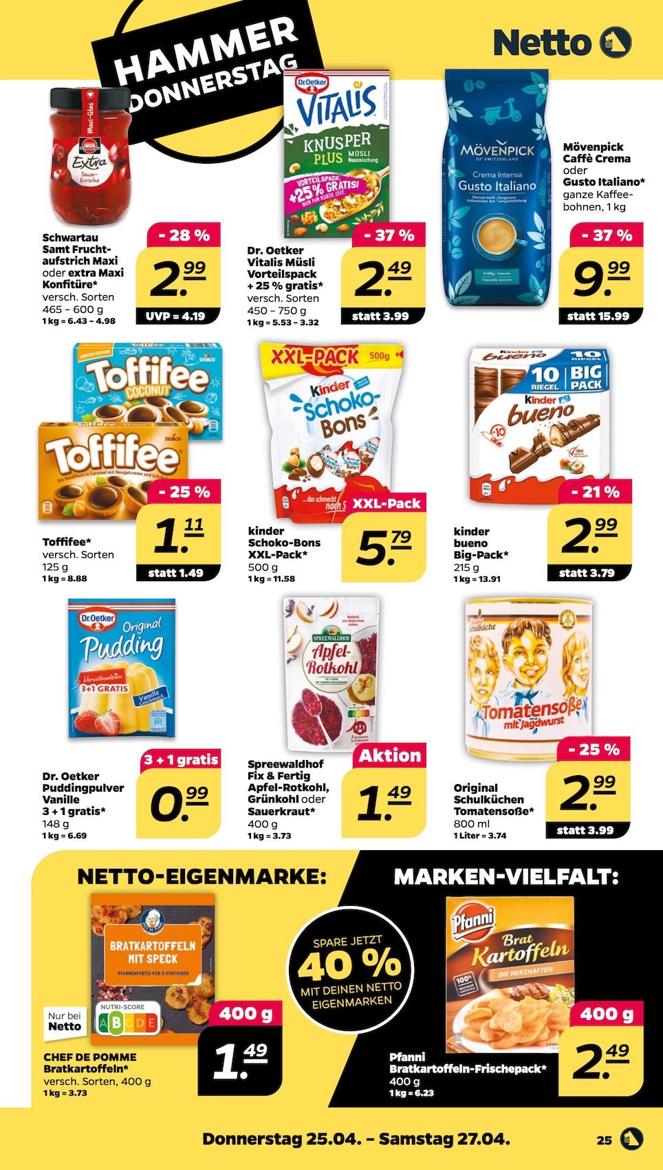 Netto Aktueller Prospekt ab Montag Seite 25