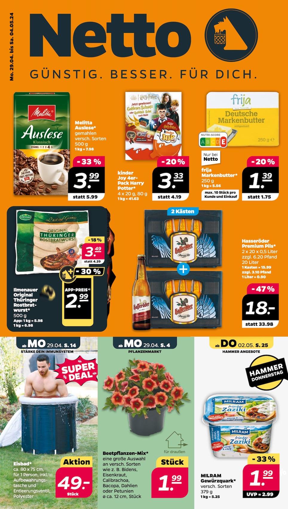 Netto Aktueller Prospekt ab Montag Seite 1