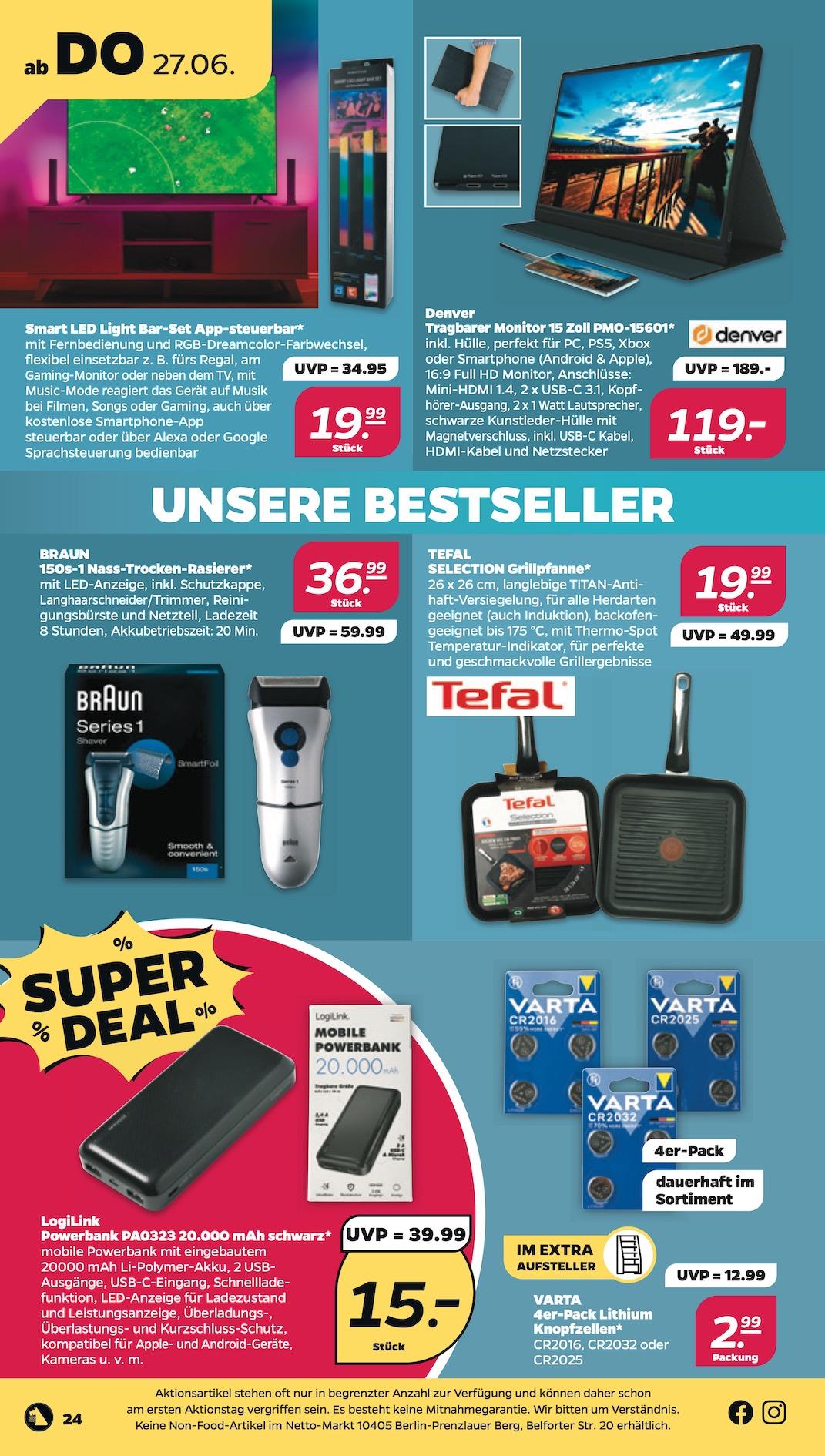 Netto Aktueller Prospekt ab Montag Seite 24