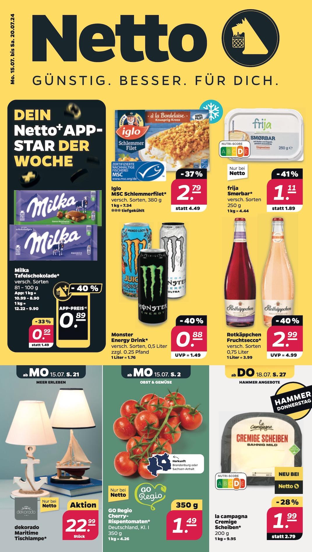 Netto Aktueller Prospekt ab Montag Seite 1