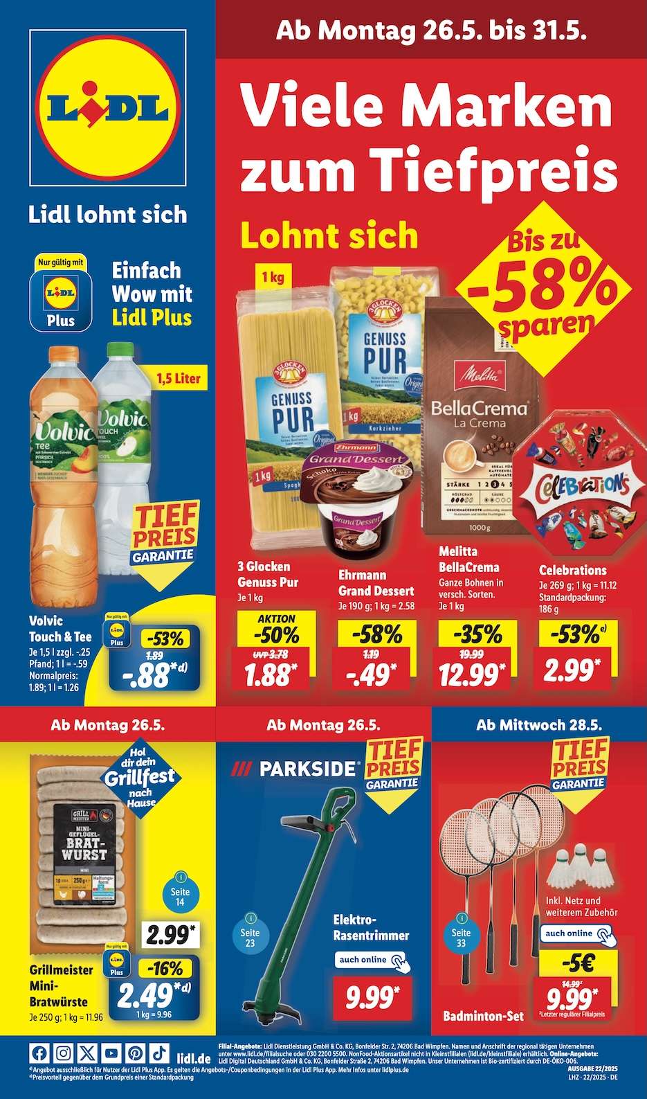 Lidl Aktueller Prospekt ab Montag Prospekt Vorschau