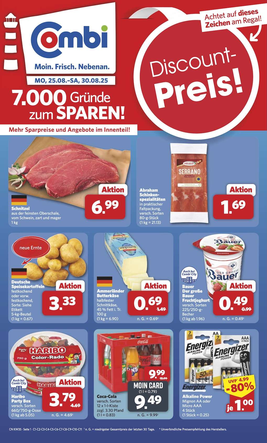 Combi Aktueller Prospekt ab Montag Prospekt Vorschau