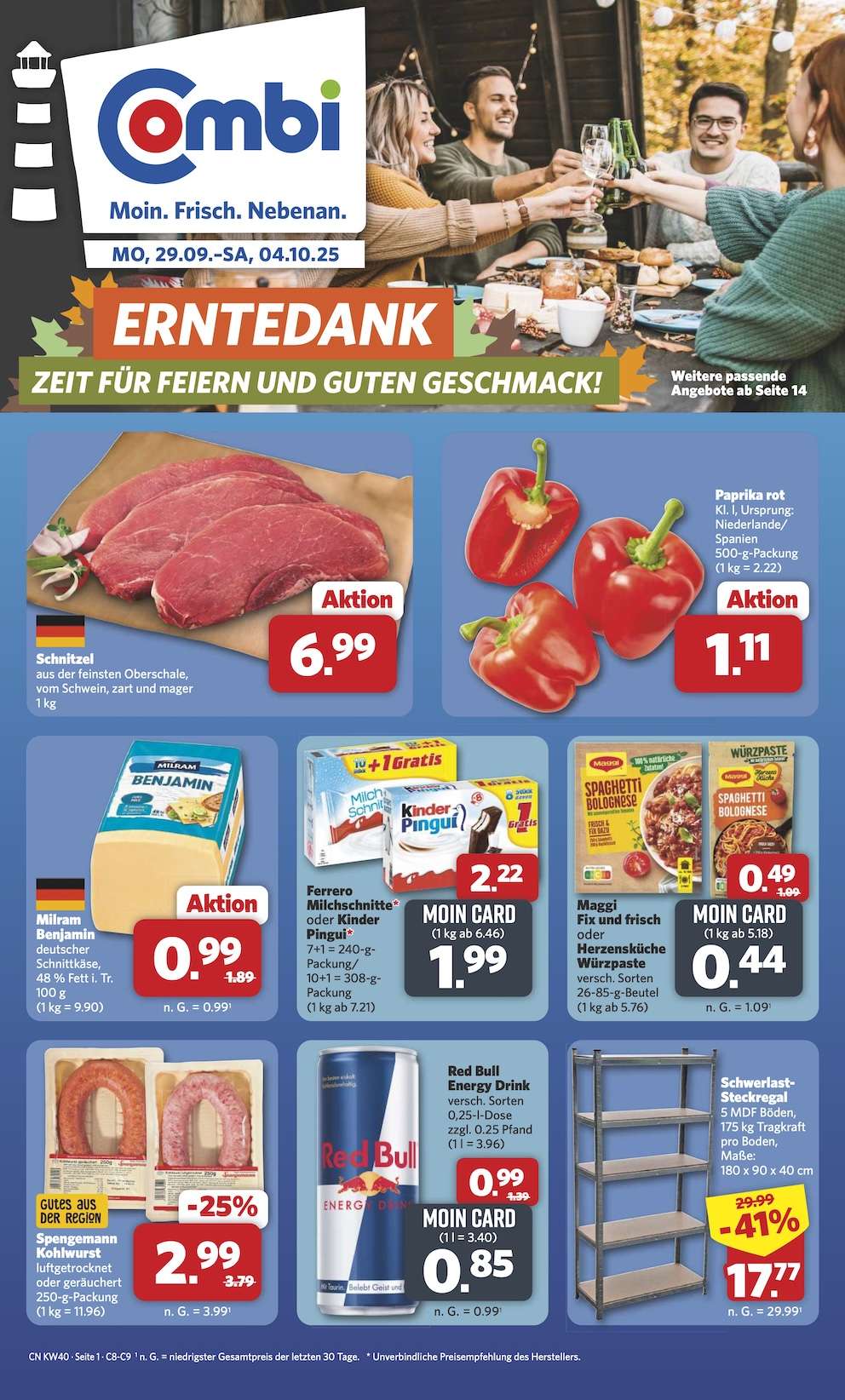 Combi Aktueller Prospekt ab Montag Prospekt Vorschau