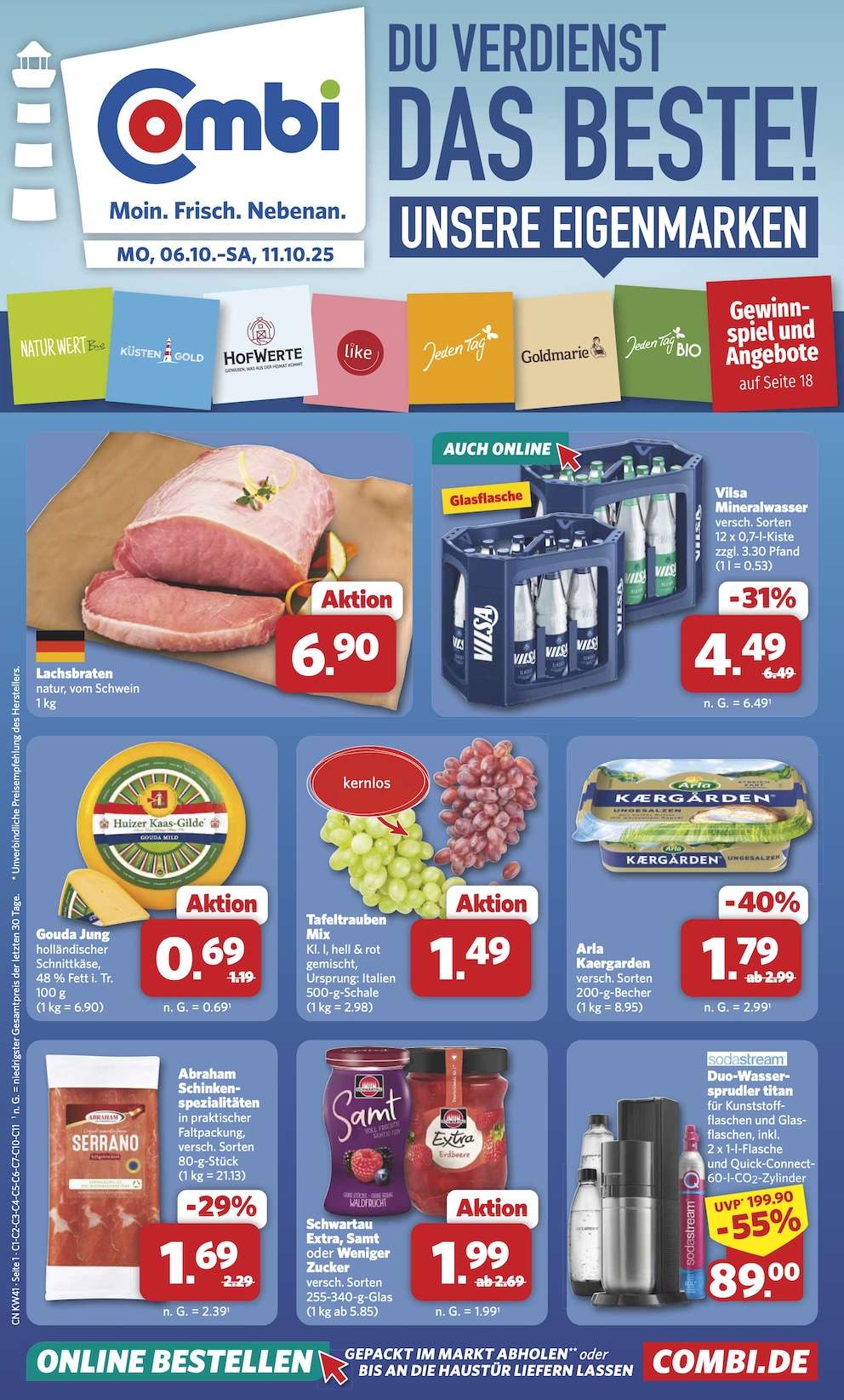 Combi Aktueller Prospekt ab Montag Prospekt Vorschau