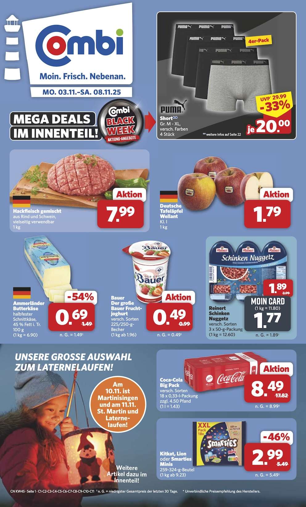 Combi Aktueller Prospekt ab Montag Prospekt Vorschau