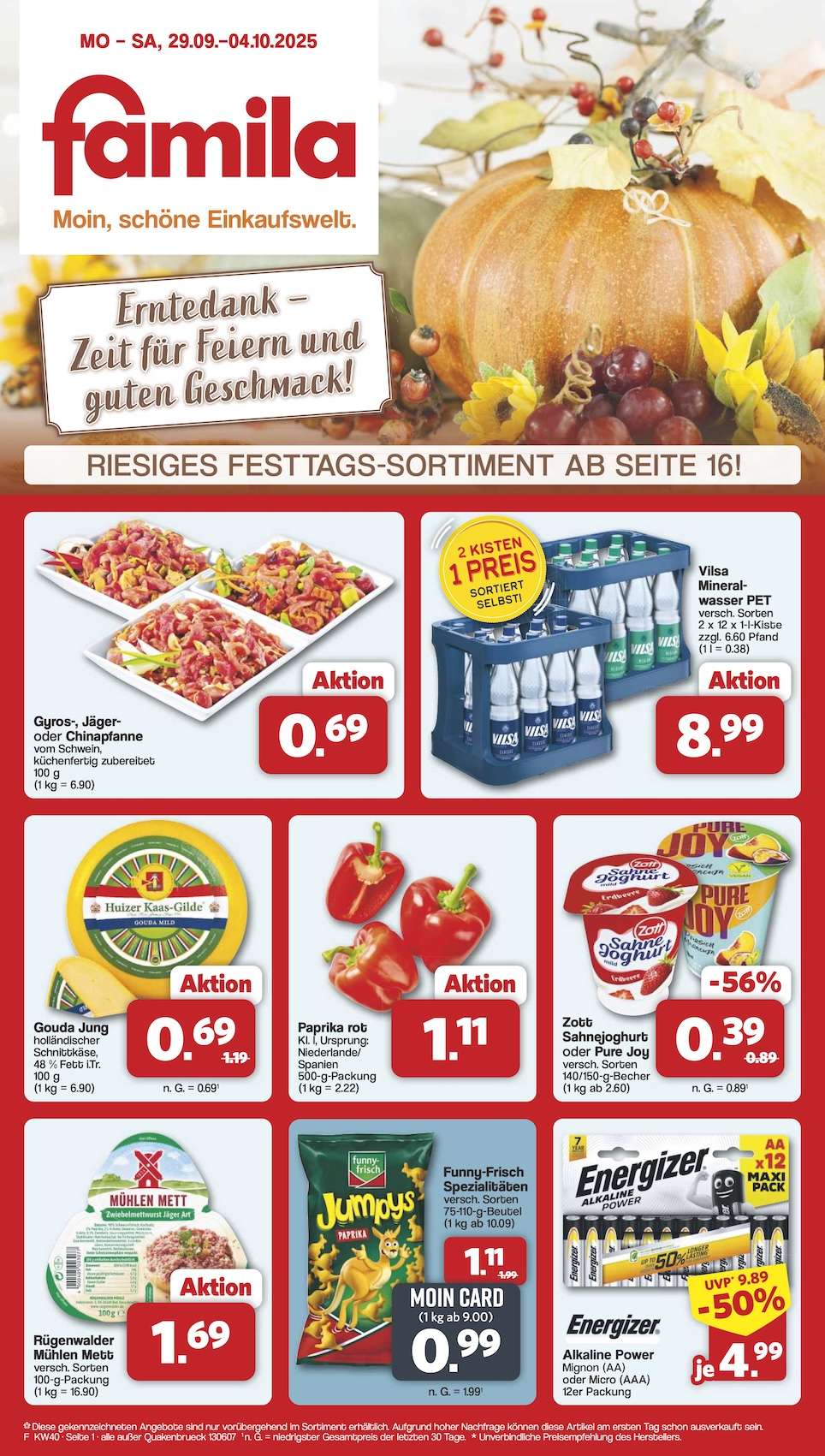 Famila Aktueller Prospekt ab Montag Prospekt Vorschau